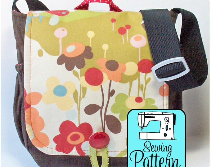 Messenger Bag Sewing Pattern PDF Pattern email Delivery Instructions to