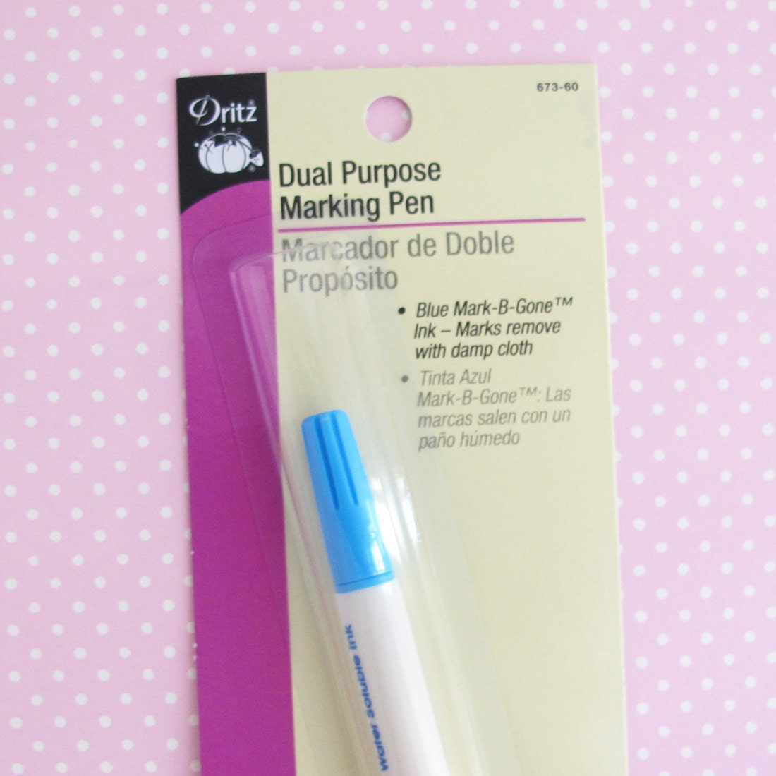 Dritz Dual Purpose Marking Pen MarkBGone dual fabric marker Etsy