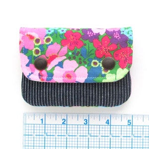 Two Pocket Wallet PDF Sewing Pattern Digital Delivery: Beginner friendly sewing tutorial to make a mini wallet with two pockets. image 7