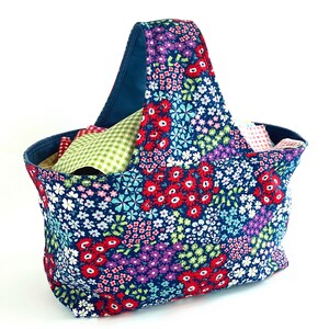 Basket Bags PDF Sewing Pattern (digital Delivery): Make Fabric Storage ...