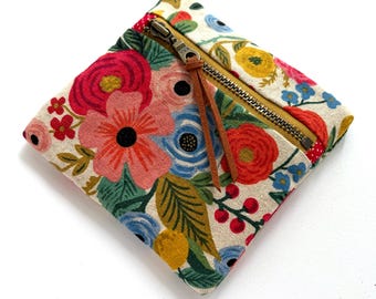 Garden Party Zipper Pouch
