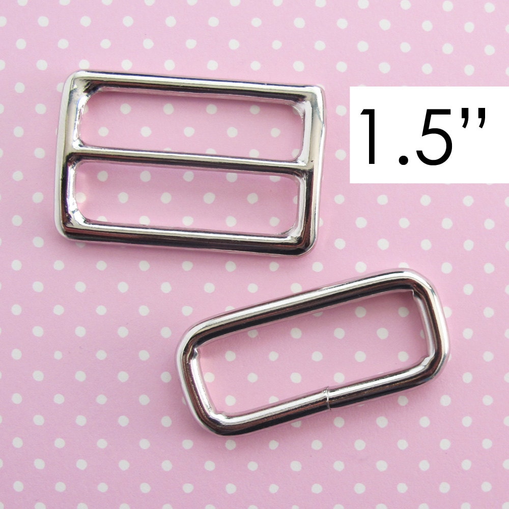 1.5 Inch Adjustable Strap Hardware: Triglider and Rectangle Ring Set for  Making an Adjustable Strap for a Messenger Bag. -  Canada