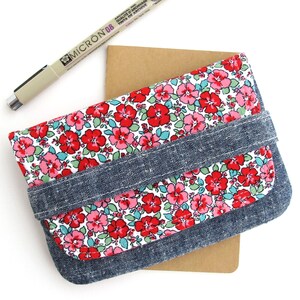 Card Wallets PDF Sewing Pattern Digital Delivery: Quick to sew pouches to use for business cards or rewards or gift cards. image 8