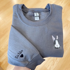 Sudadera bordada personalizada para mascotas, camiseta personalizada para mascotas, sudadera con capucha bordada personalizada para mascotas, sudadera personalizada con el rostro y el nombre de la mascota