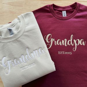 Personalized Grandma Sweatshirt with Grandkids&#39; Names – Custom Gift for Nana, Gigi, Mimi – Mother&#39;s Day Embroidered Hoodie