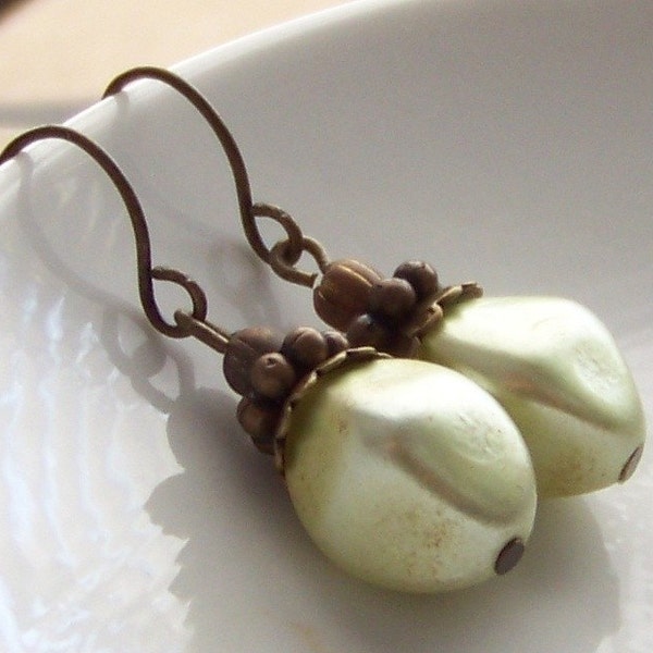 SALE - Mint Julip - earrings