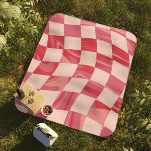 Whimsical Picnic Blankets Personalized Blanket Picnic Accessories Summer Beach Mat Water Resistant With Carrying Straps Sunbathing Mat