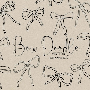 Ícone de arco desenhado à mão SVG PNG, clipart de contorno ilustrado, convite para chá de bebê DIY, arte caprichosa para chá de panela, fita para convite de casamento