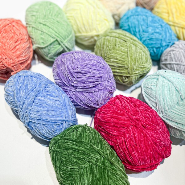 Fil de velours doux et fin de haute qualité, fil de velours doux de haute qualité pour amigurumi et travaux manuels, fils d'amigurumi, fil de jouets, fil de couverture