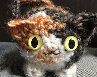 Custom plush kitty portrait