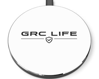 GRC LIFE logo Wireless Charger | Slim Fast Charging Pad