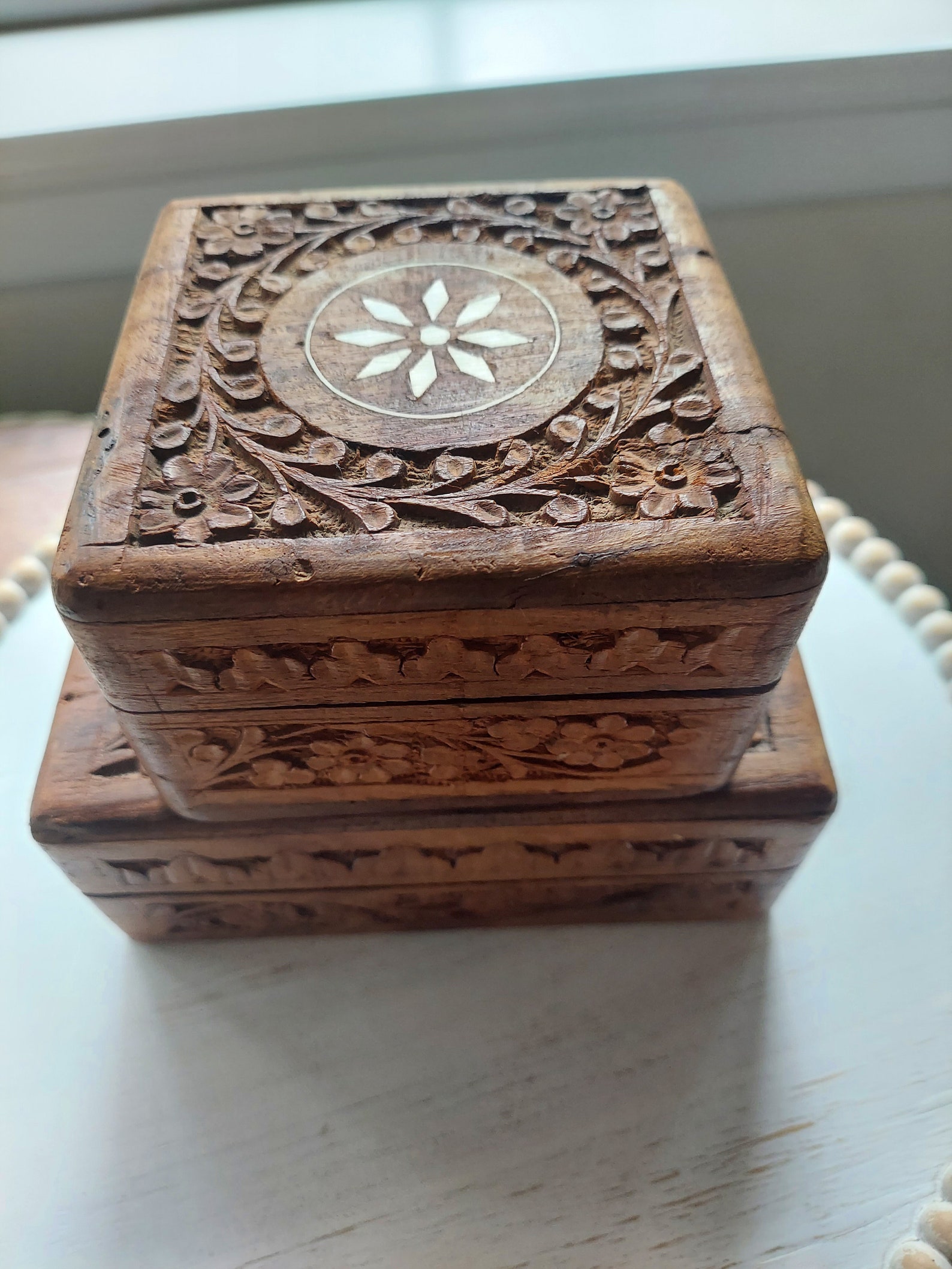 Hand-carved Sheesham Wood Block 27 main image 0