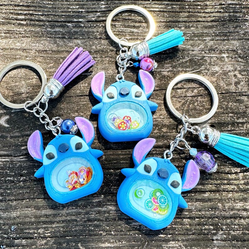 Couples Keychain, Kawaii Keychain, Colorful Keychain, Alien Keychain ...