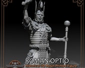 Kit Modello In Resina 3D: Optio Dell'Impero Romano - Scegli La Scala Da 90mm A 300mm