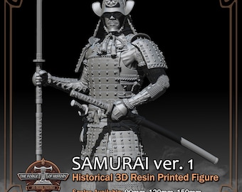 1/24 Kit de maquette en résine de guerrier samouraï ancien non peint et non assemblé //X02t5