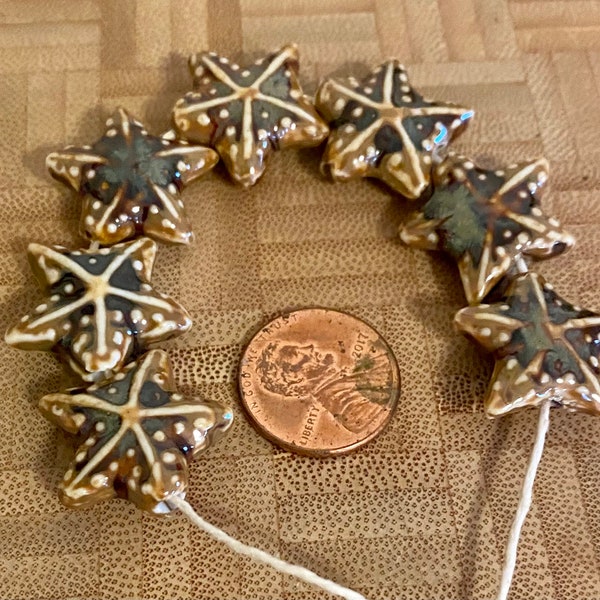 Ceramic Animal Beads Etsy