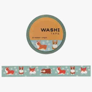 Washi Tape Tape Corgis Dogs Washi Tape Decorating and Scrapbooking
