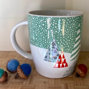 Starbucks Mug with Penguin and Trees Collectible Holiday Winter 12 oz. Mug image 3