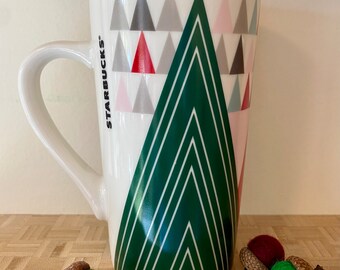 Mug Starbucks Tree Holiday Mug Collectible Tall 16 oz. Travel Mug