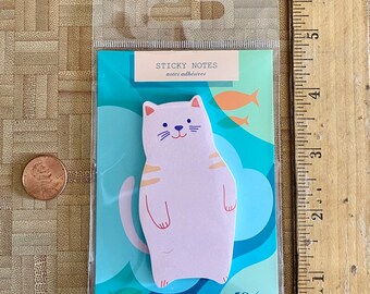 Kitty Cat Sticky Notes Die Cut Post It Notes Note Pad Kitten