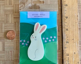 Bunny Sticky Notes Die Cut Post It Notes Note Pad Rabbit