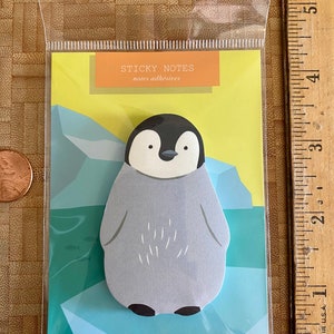 Penguin Sticky Notes Die Cut Post It Notes Note Pad image 6