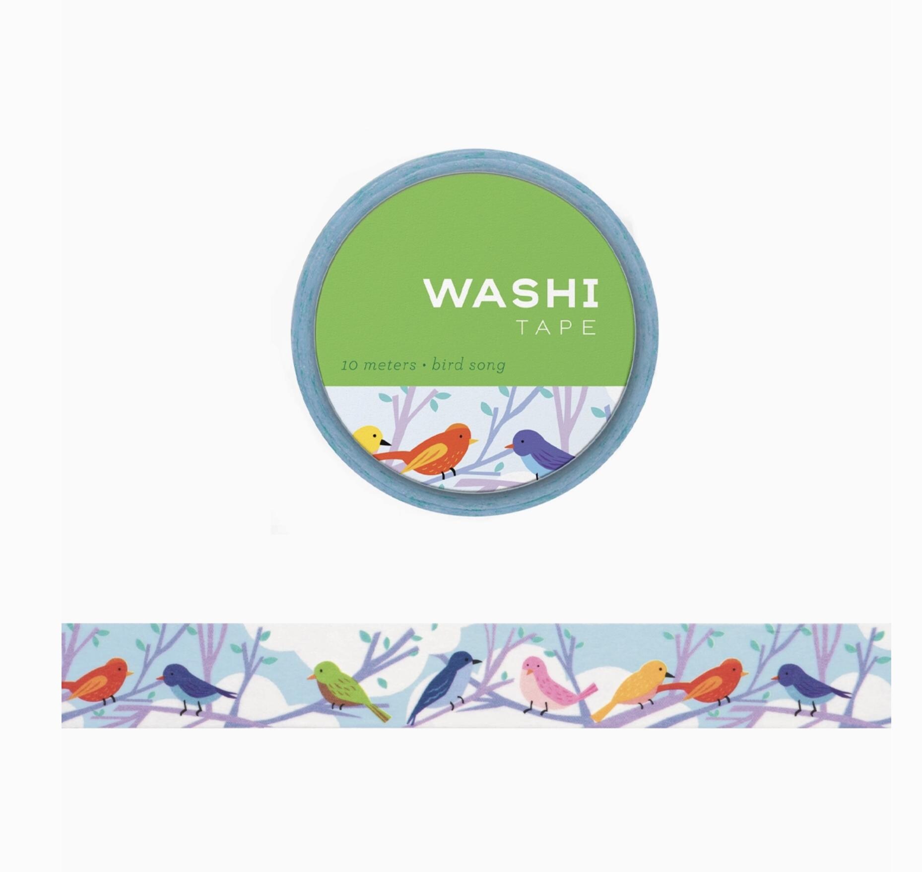 Washi Tape Bird Song Winter Birds Washi Tape Holiday Decorating