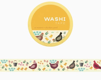 Washi Tape Chickens for Scrapbooking, Letters, Gift Decorating Animal Washi tape