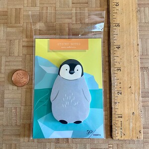Penguin Sticky Notes Die Cut Post It Notes Note Pad image 5