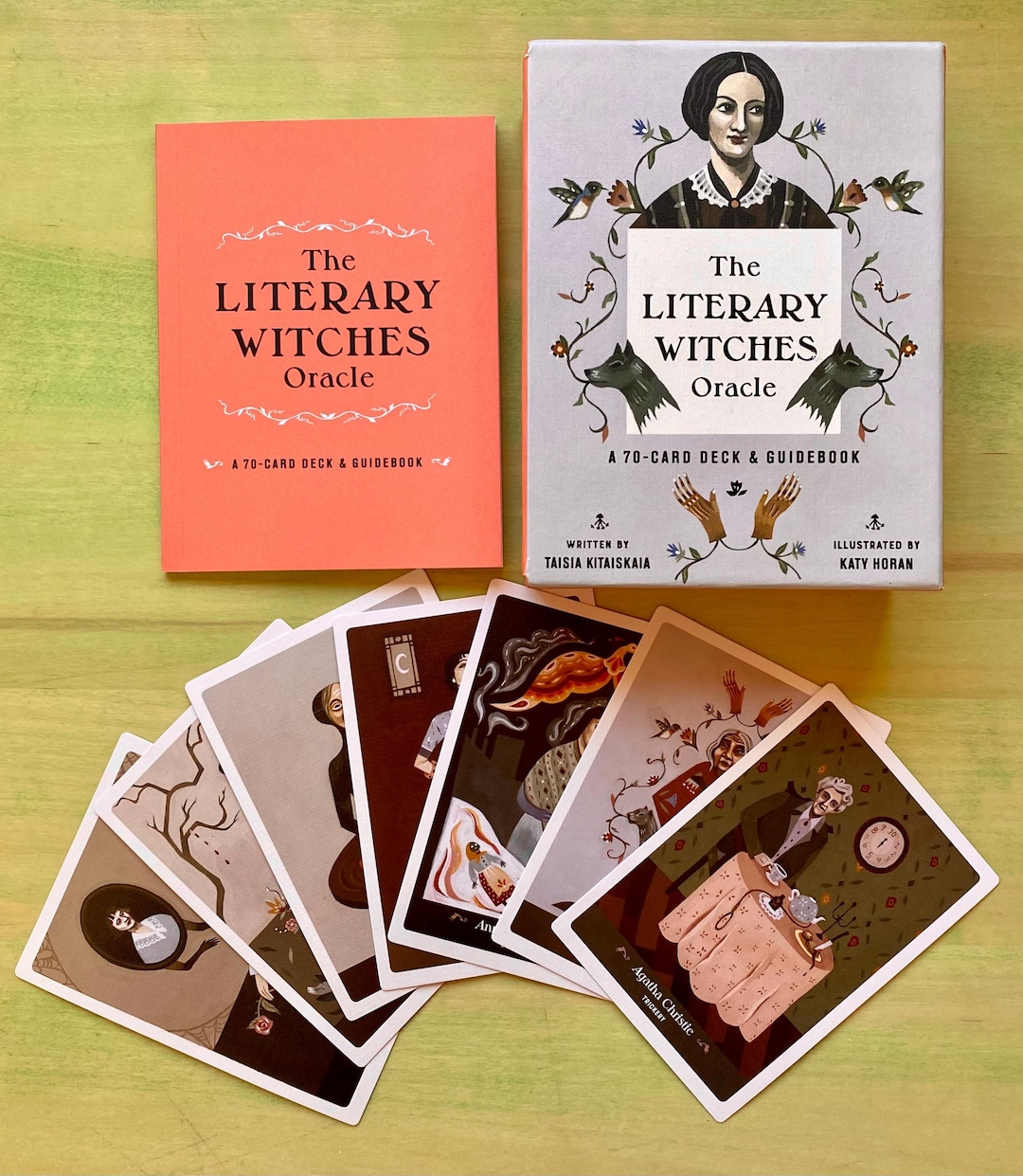 The Literary Witches Oracle Deck and Guidebook Open Box Preowned