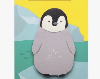 Penguin Sticky Notes Die Cut Post It Notes Note Pad