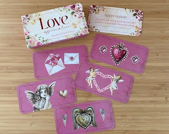 Card Deck Love Affirmations by Natasha and Rick Pearce Rockpool Open Box Preowned Great Condition