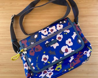 Radley London Crossbody Purse Handbag Oilcloth with Signature Scottie Dog “Roar” Pattern