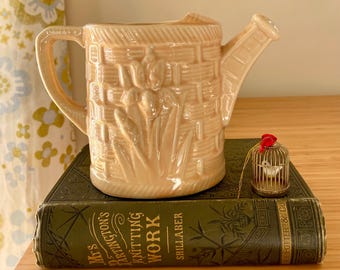 Vintage Shawnee USA Pottery Watering Can Midcentury 1950s / Planter / Vase