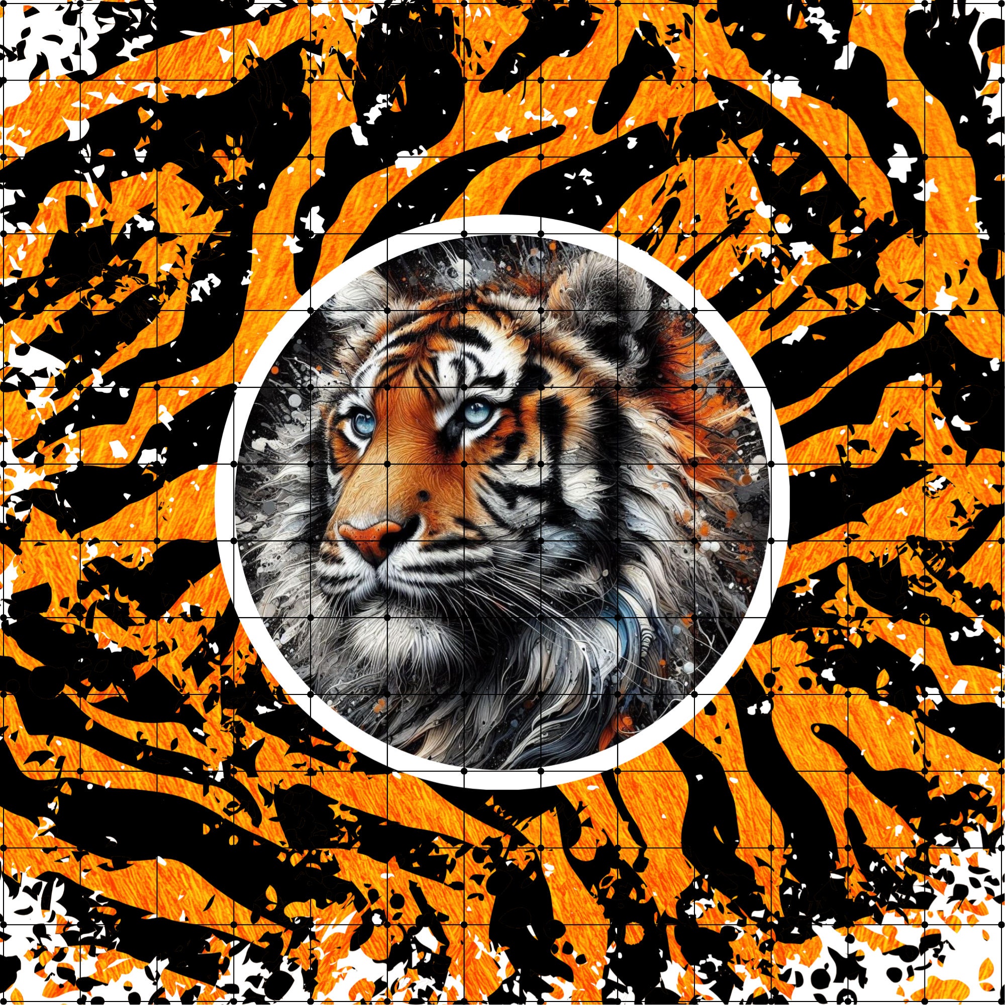 10 Tiger Wind Spinner Digital Download PNG - Etsy