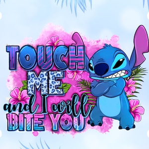 license plate Stitch Character Will Bite digital download PNG