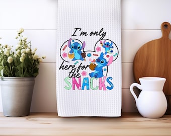 Blue Character kitchen towel digital download PNG