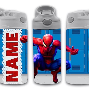 12oz prosty Spider Character Personalizuj kubek z klapką do pobrania cyfrowego PNG