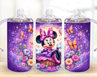 12oz straight Fairy Tale Mouse Character sippy cup tumbler digital download PNG
