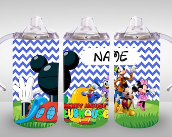 12oz straight Custom Mouse Club sippy cup tumbler digital download PNG