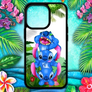 iphone 13pro See Hear spreche nicht Blau Charakter Hülle digitaler Download PNG