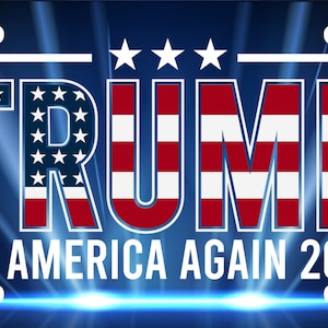 placa de carro Fix America Again download digital PNG