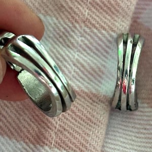 Thick Vintage Hoop Earrings