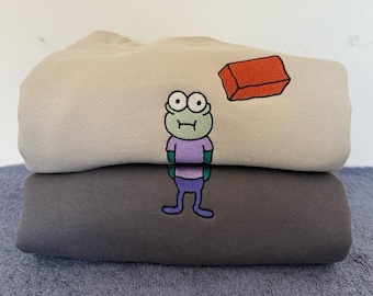 Hoopla Embroidered Sweatshirt
