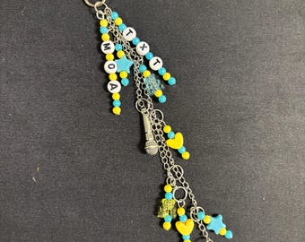 Various KPOP Boy Group Beaded Keychains