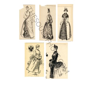 Antique Fashion Ladies 2 Digital Image