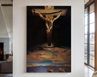 十字架の聖ヨハネのキリスト像サルバドール・ダリ 1951年複製 美術館