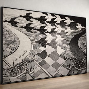 Escher day and night - Etsy 日本