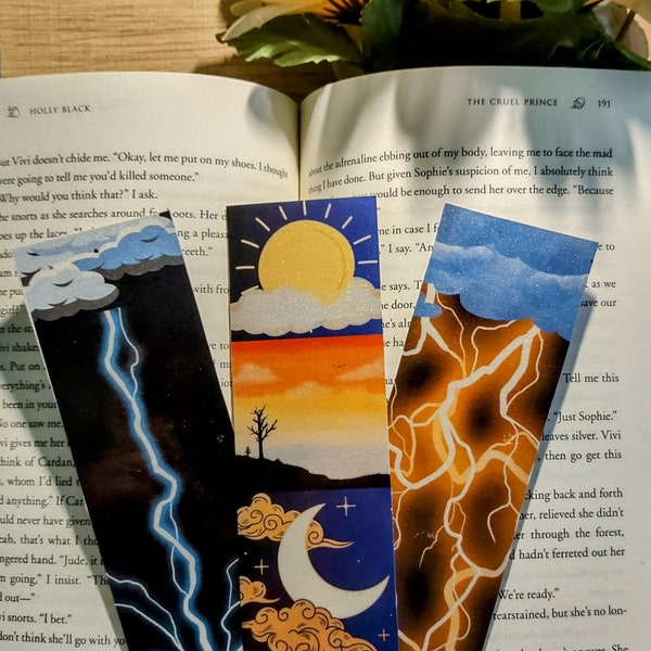 Fragments of Nature Bookmarks | Cute Bookmarks |One-sided Bookmark| Gift For Book Lover | Book Club |