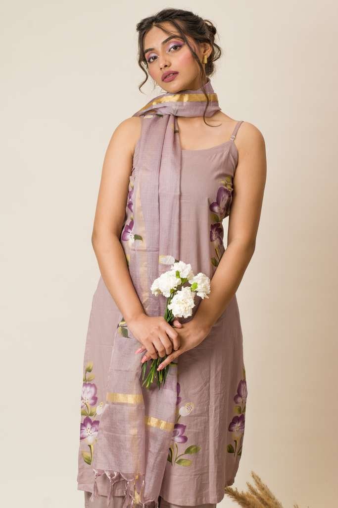 Long Kurti and Plazzo Set